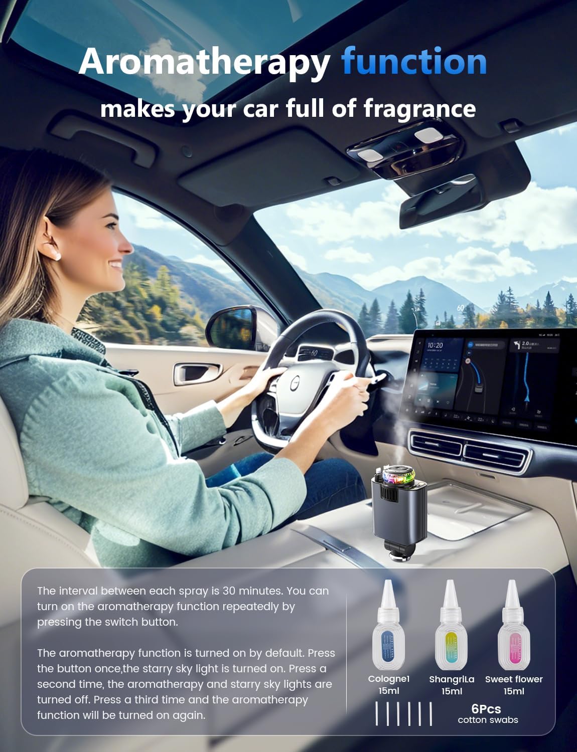 Starlight Aroma Car Charger